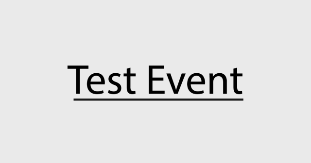 Test Event
